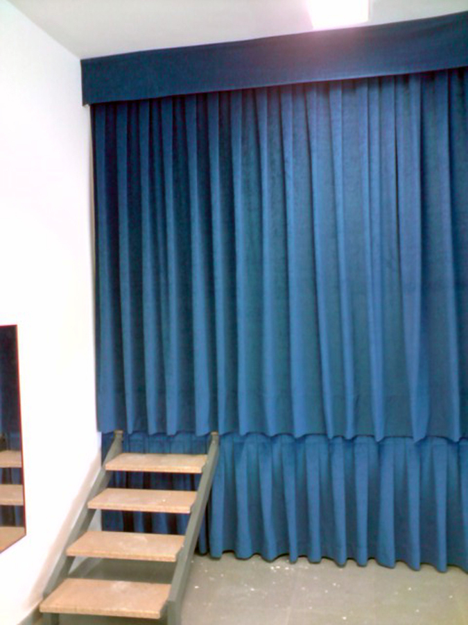 Cortinas telón escenario