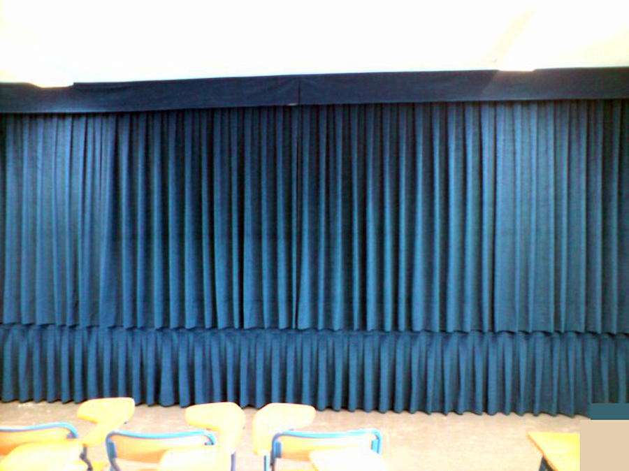 Cortinas telón escenario