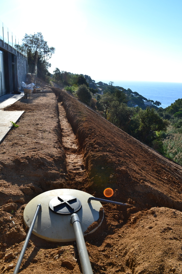 Creación de la zanja