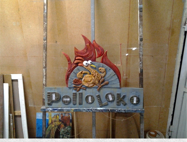 Creación de mural, Pintura y acabado