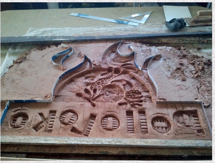 Creación de mural, Vaciado II