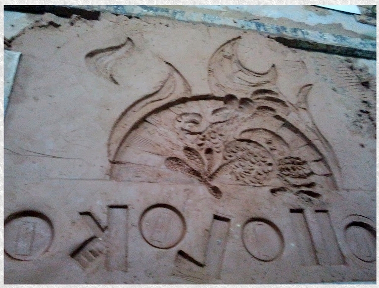 Creación de mural, Vaciado