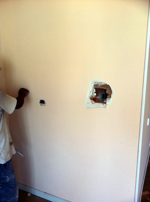 Creación de ventana en pared