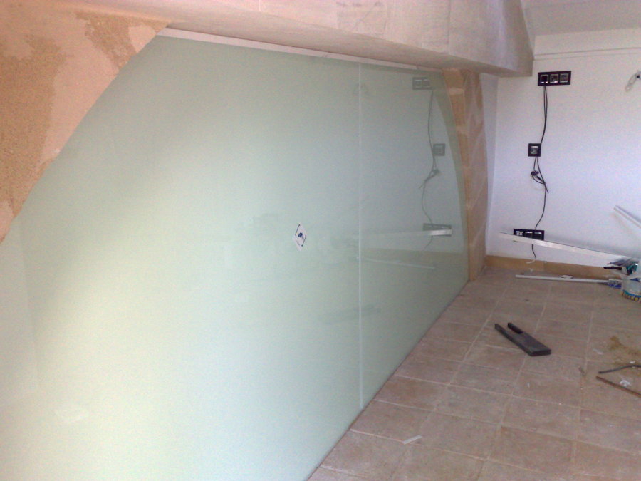 Cristal divisor habitaciones