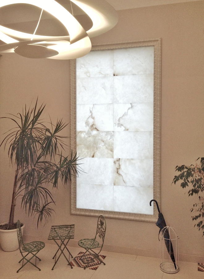 Cristalera de alabastro