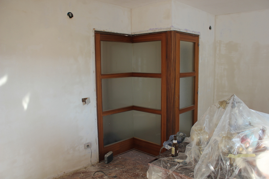 Cristalera del salón