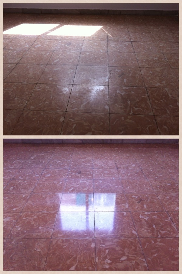 Cristalizado de suelo hidráulico.