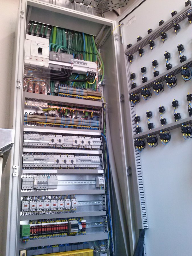 Cuadro alimentación sala calderas ejemplo 2