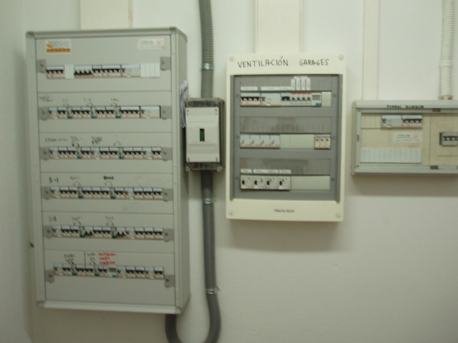 cuadro eléctrico de garaje