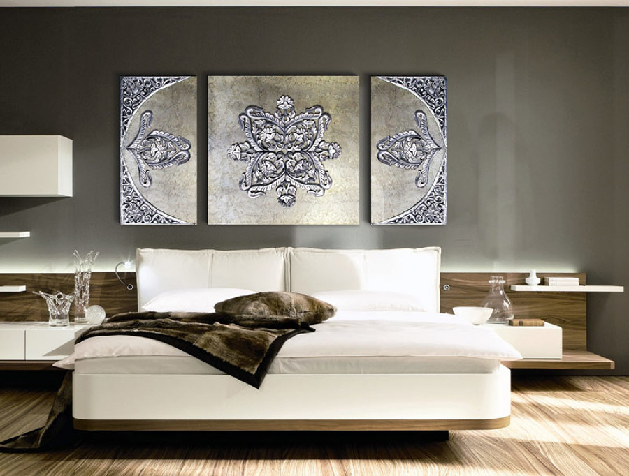 cuadro triptico para dormitorio