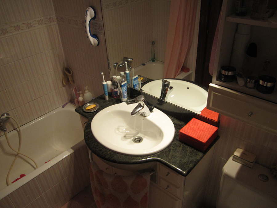 Cuarto de baño antes de la reforma