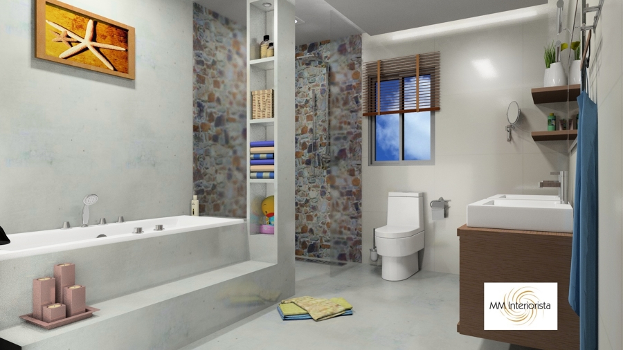 CUARTO DE BAÑO ÚNICO PARA TODA LA FAMILIA