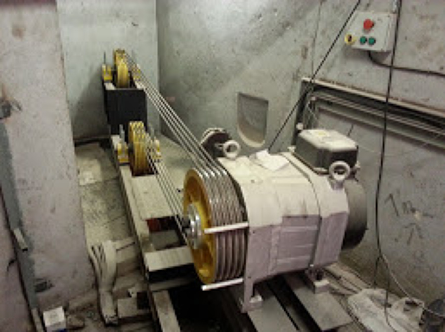 Cuarto de máquinas ascensor