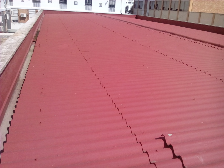 Cubierta de fibrocemento