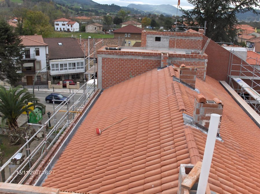 Cubierta en Sta María de Cayón