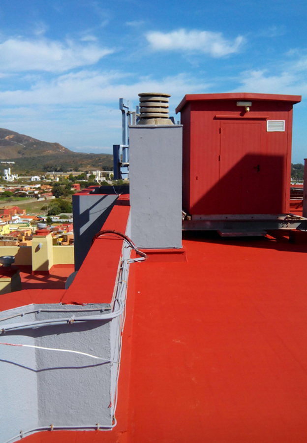 Cubierta impermabilizada