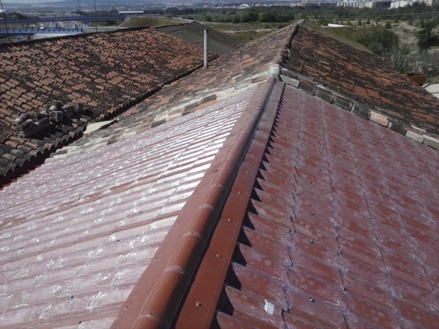 Cubierta terminada con Panel Sandwich