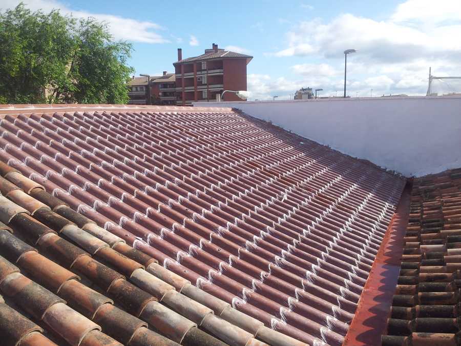 Cubierta terminada con Panel Sandwich