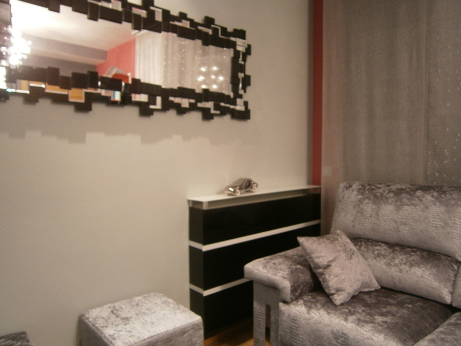 Cubre radiador hecho de cristal y a medida