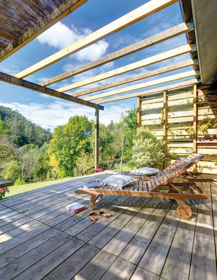 El deck para disfrutar de la vista