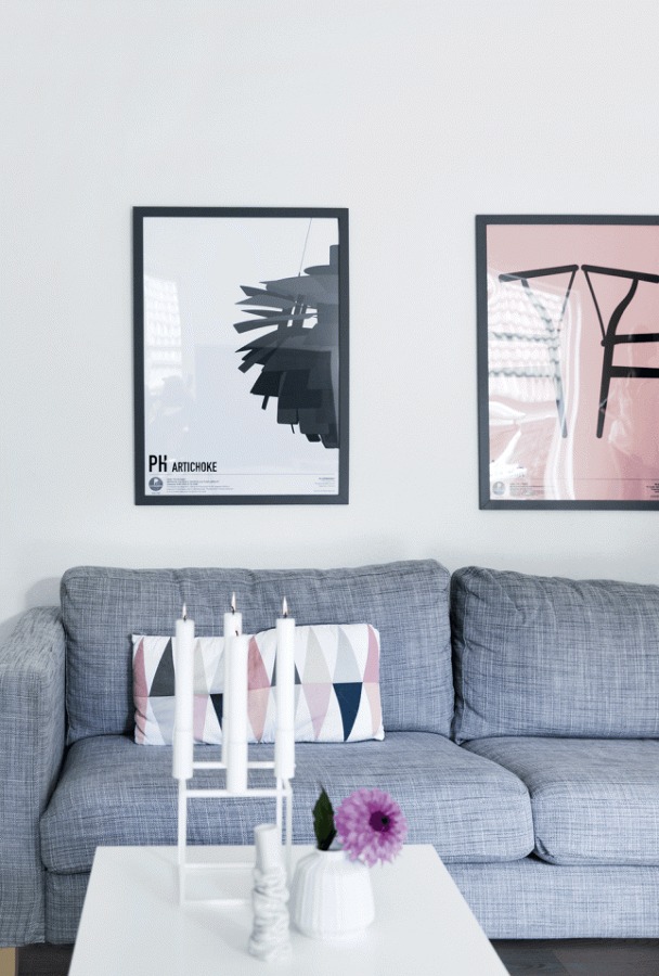 decoración con pantone rosa cuarzo y pantone serenidad