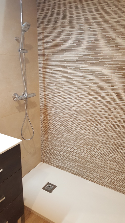 Decoracion de plato de ducha