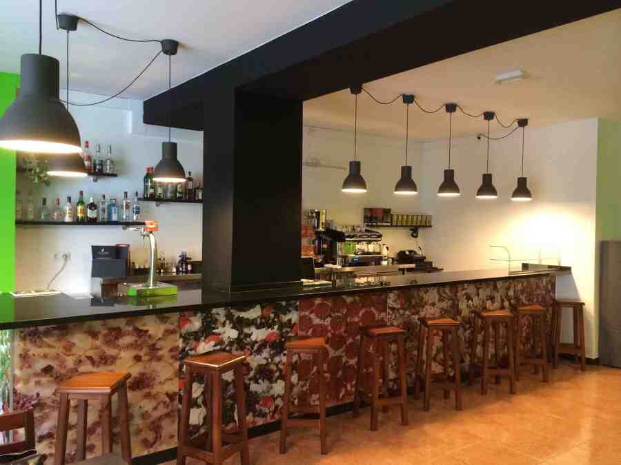 Decoración de una pizzeria