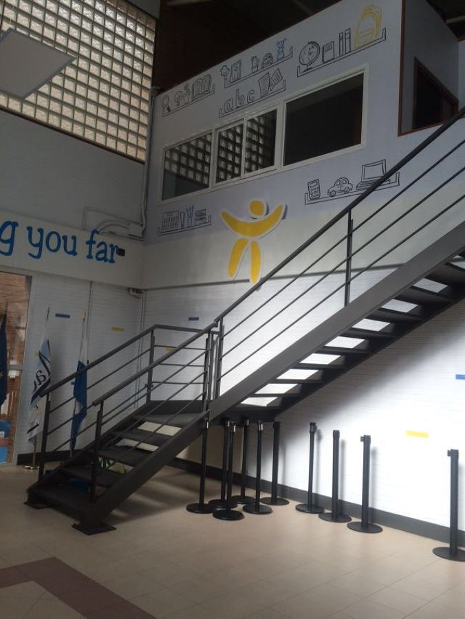 Decoración Hall Colegio Madrigal