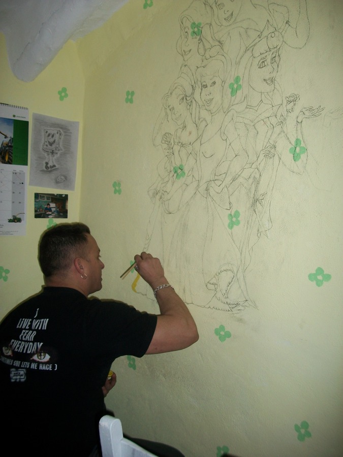 Decoración Infantil  Pintura a mano alzada 