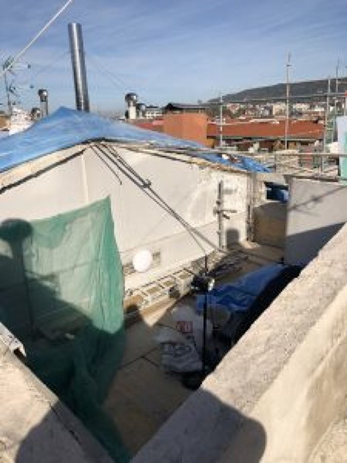 demolición del segundo lucernario