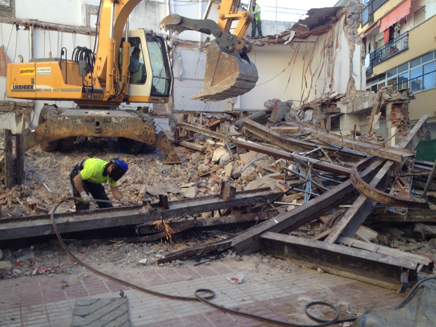Demolición existente