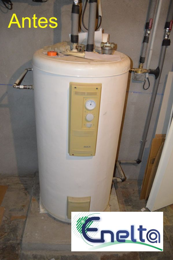 Depósito de Agua Caliente antes