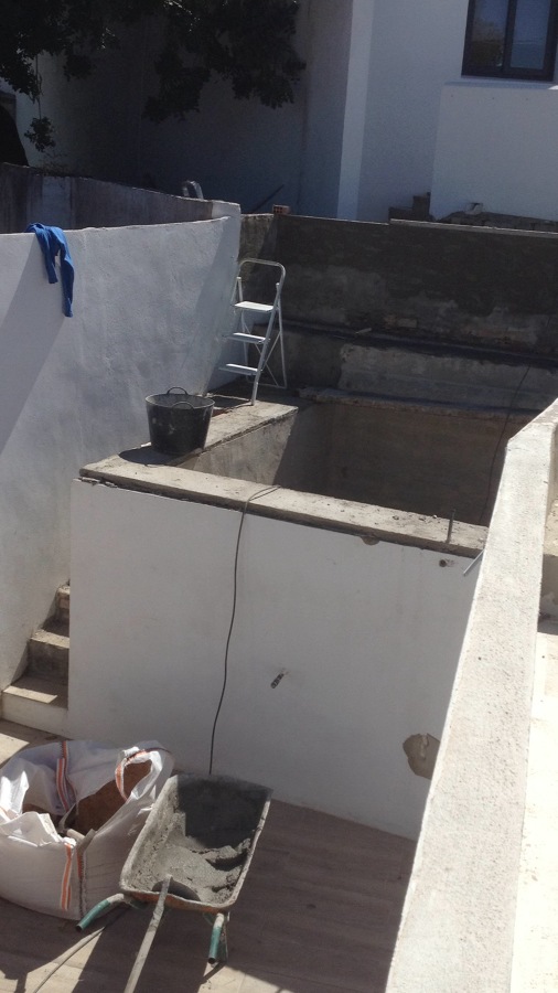 Depósito y escalera