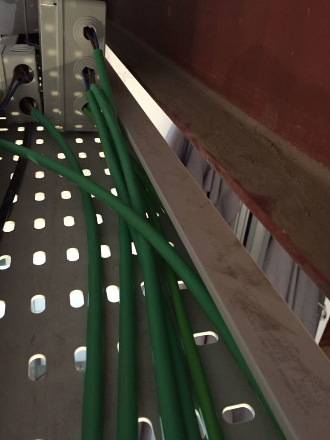 Derivación en bandeja