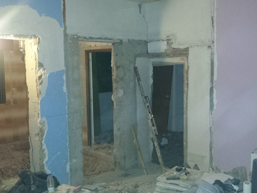 derribo de habitación