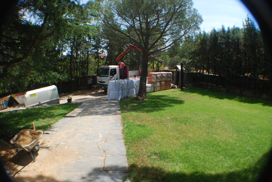 Descarga de materiales