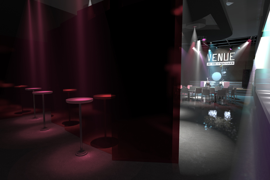 Desde el vestíbulo de acceso