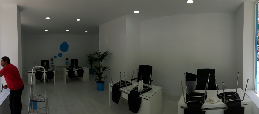 Desde la puerta de entrada