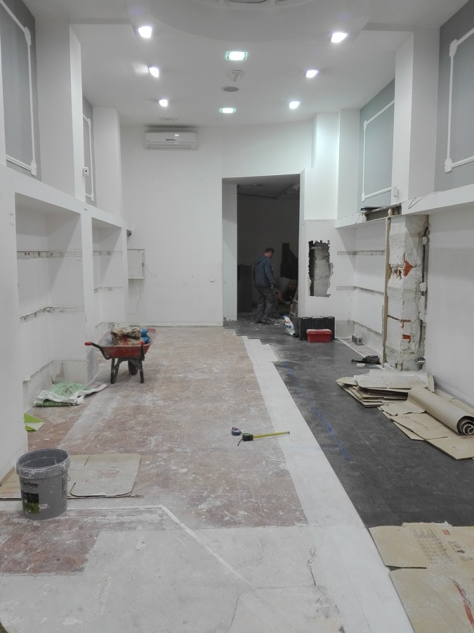 DESMONTANDO TARIMA FLOTANTE EXISTENTE