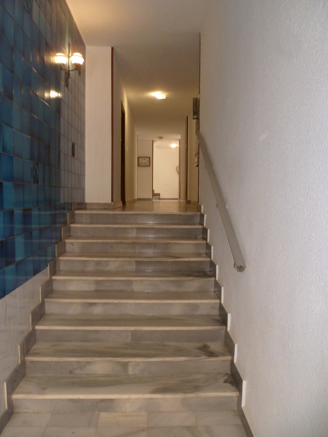 Desnivel existente entre cota de calle y planta baja del edificio