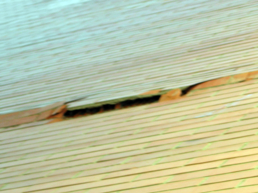 Desplome de pared medianera