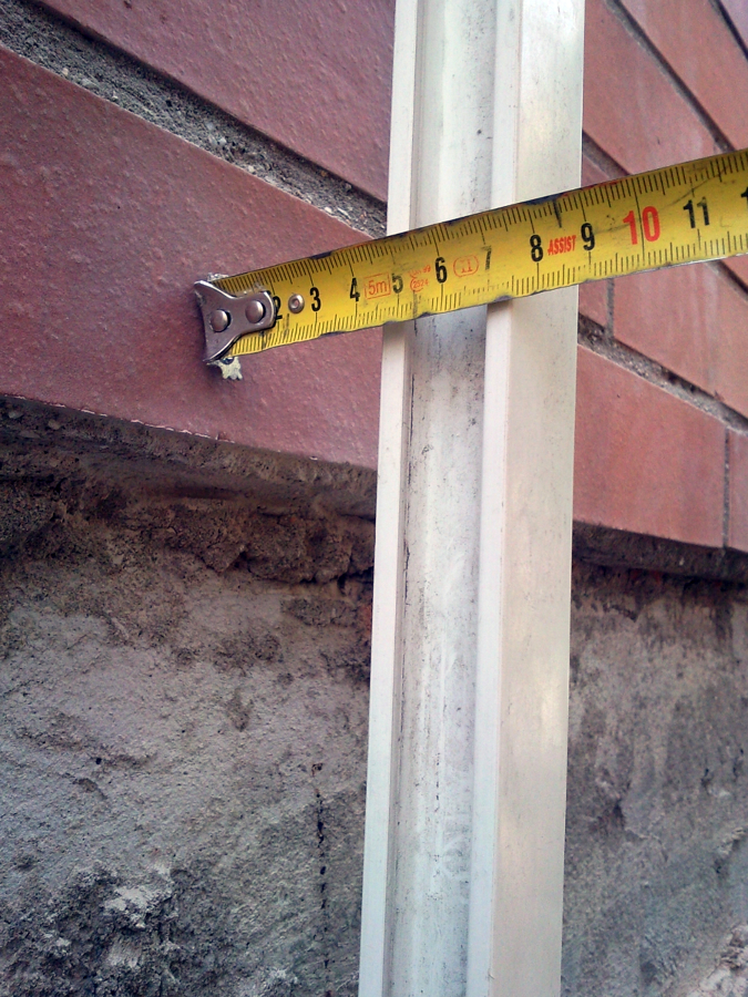 Desplome de pared medianera