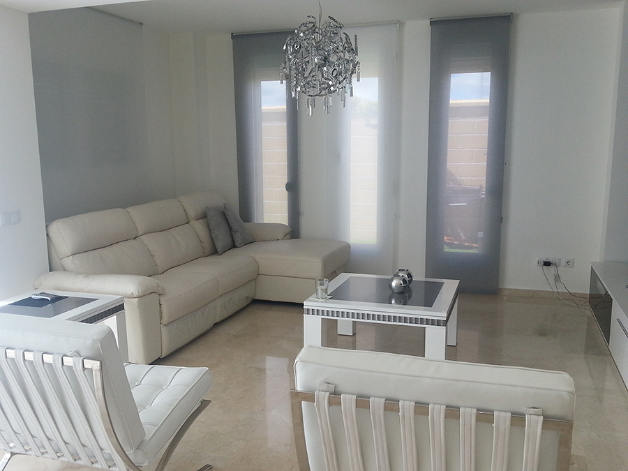 despues cortinas salon