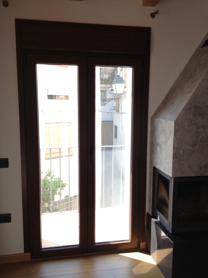 Detalle balconera salón interior