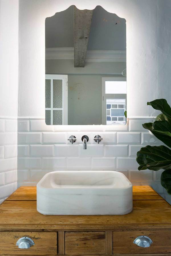 Detalle baño encimera