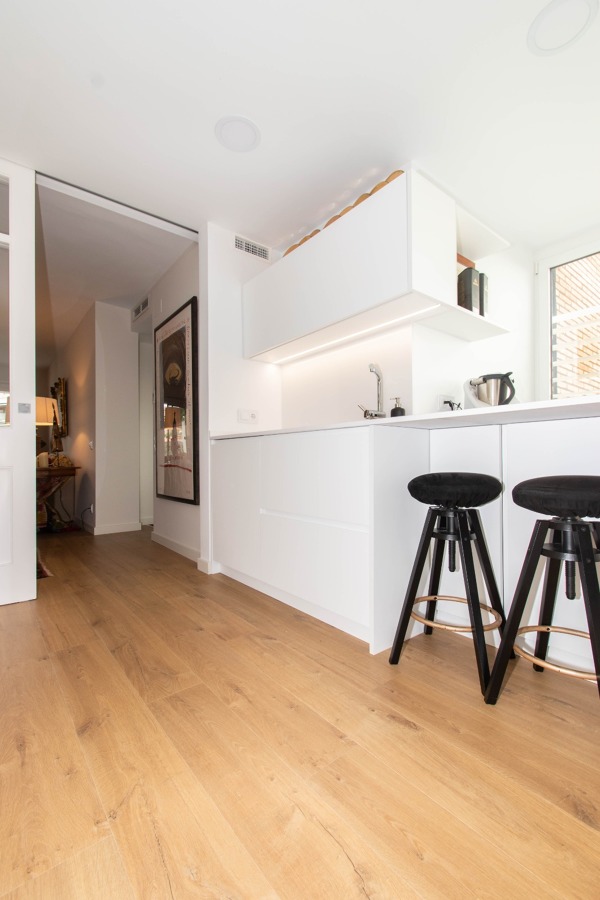 Detalle barra cocina