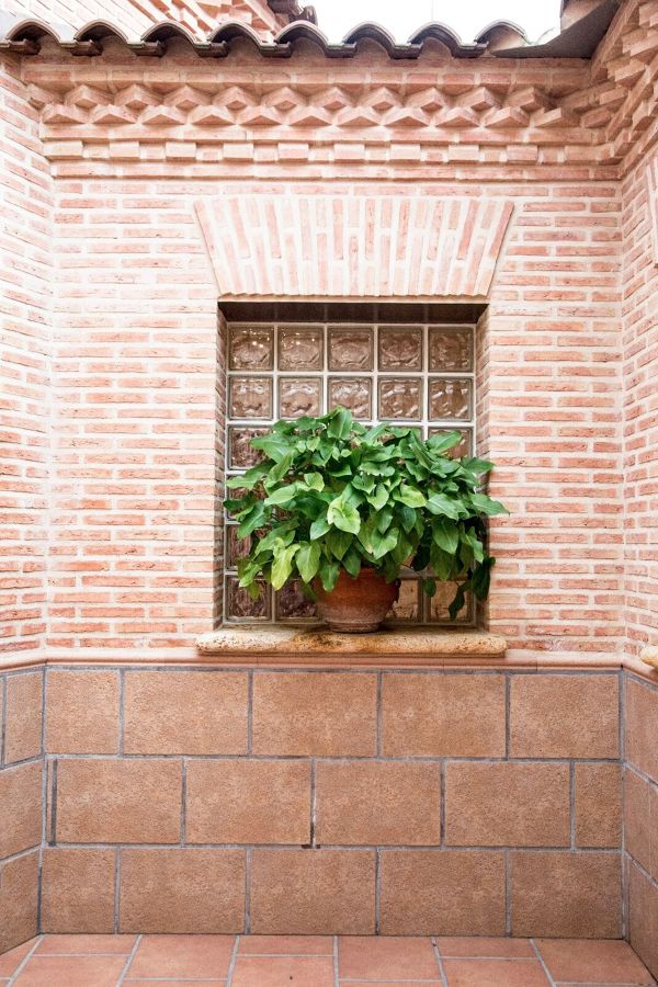 Detalle bloques de vidrio