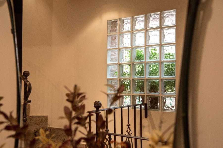 Detalle bloques de vidrio