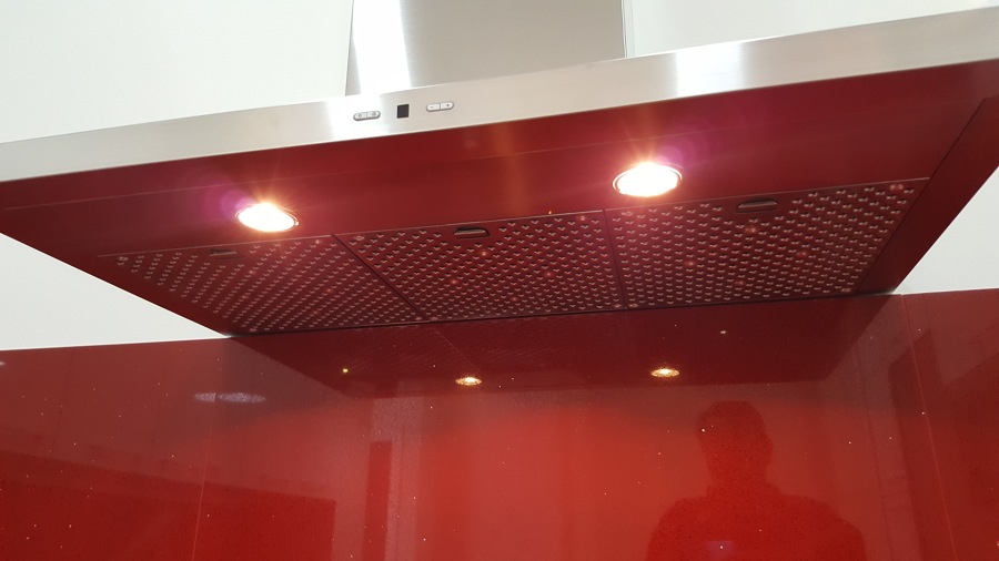 Detalle campana extractora