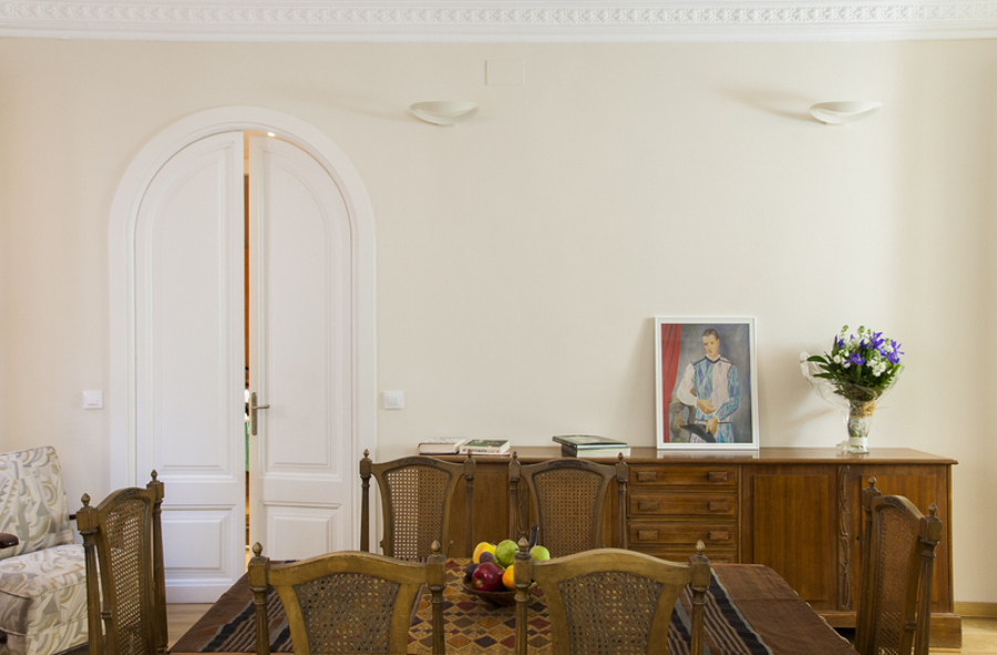 Detalle carpinterias restauradas